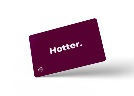 Hotter – Deep Raspberry NFC Card Hotter