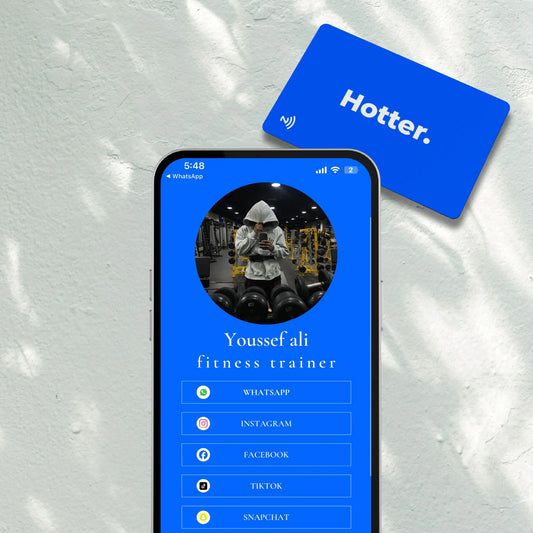 Hotter – Blue NFC Card Hotter
