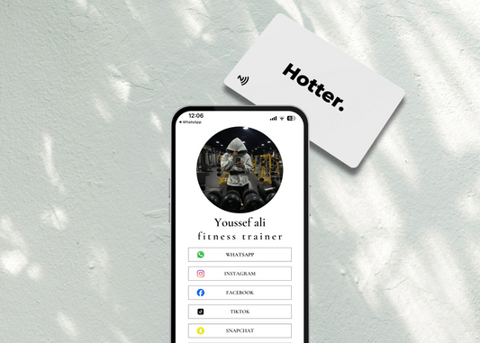 Hotter – White NFC Card Hotter