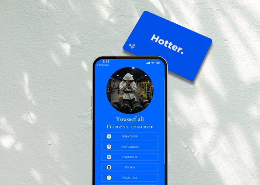 Hotter – Blue NFC Card Hotter