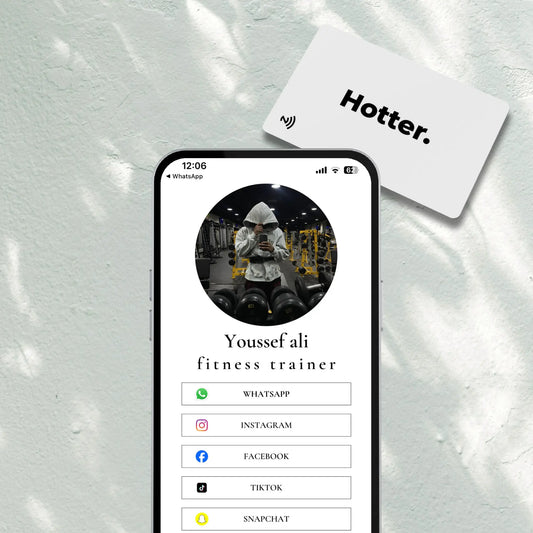 Hotter – White NFC Card Hotter