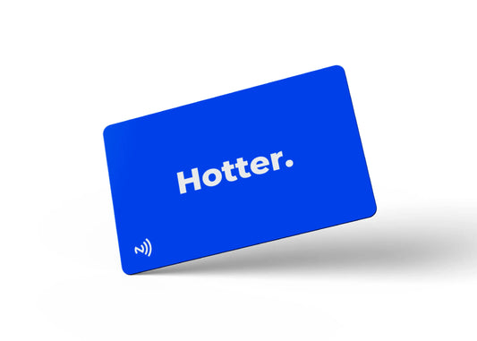 Hotter – Blue NFC Card Hotter